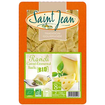 Ravioli Compté-Basilic Saint Jean