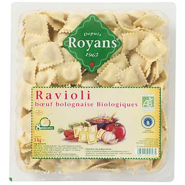 Ravioli Bœuf Bolognaise BIO Royans