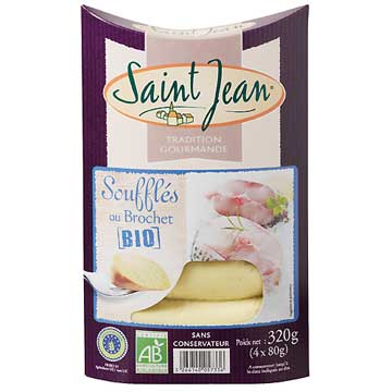 Soufflés au brochet Bio Saint Jean