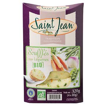 Soufflés aux légumes Bio Saint Jean