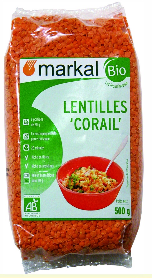 Lentilles corail - 500 g