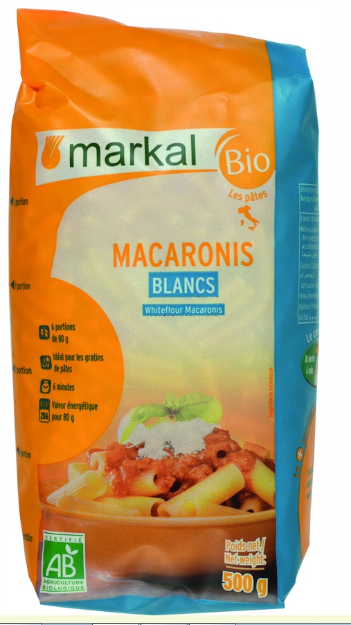 Macaronis blancs - 500g