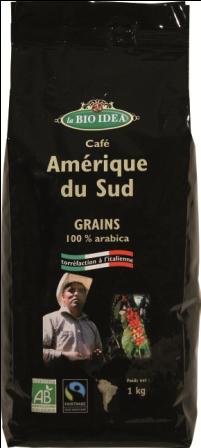 Café Amérique du Sud grains - 1kg